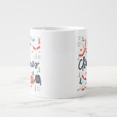 ハリー・ポッター |クリスマスアイコン付きハッピークリスマス ジャンボコーヒーマグカップ (正面)