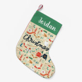 ハリー・ポッター |クリスマスアイコン付きハッピークリスマス スモールクリスマスストッキング (正面 (吊り時))