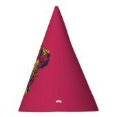 ハリー・ポッター |グリフィンドールクレスト金ゴールドと赤 パーティーハット (右)