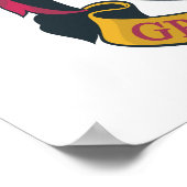 ハリー・ポッター |グリフィンドールクレスト金ゴールドと赤 ポスター (角)