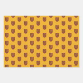 ハリー・ポッター |グリフィンドールハウスプライドクレスト ラッピングペーパーシート (正面3)