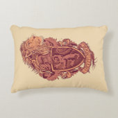 ハリー・ポッター |グリフィンドールライオンクレスト アクセントクッション (正面)