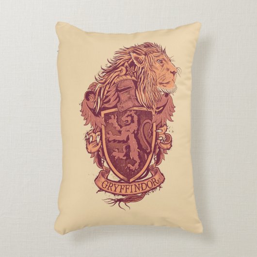 ハリー・ポッター |グリフィンドールライオンクレスト アクセントクッション (正面(垂直))