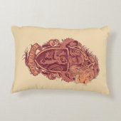 ハリー・ポッター |グリフィンドールライオンクレスト アクセントクッション (裏面)