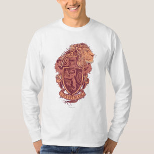 ハリー・ポッター  グリフィンドールライオンクレスト Tシャツ