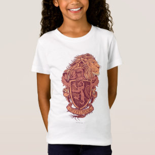 ハリー・ポッター  グリフィンドールライオンクレスト Tシャツ