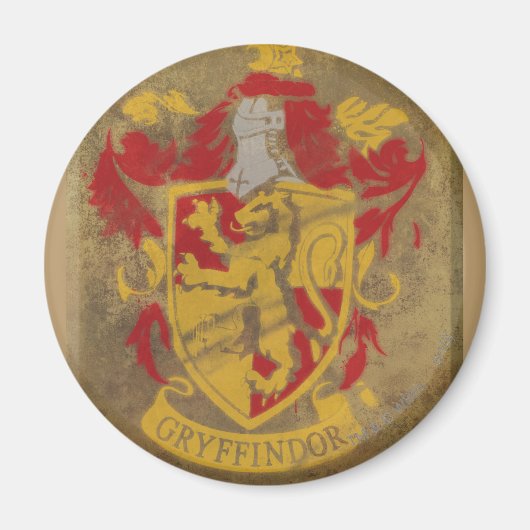 ハリー・ポッター |グリフィンドール – レトロハウスクレスト マグネット (正面)