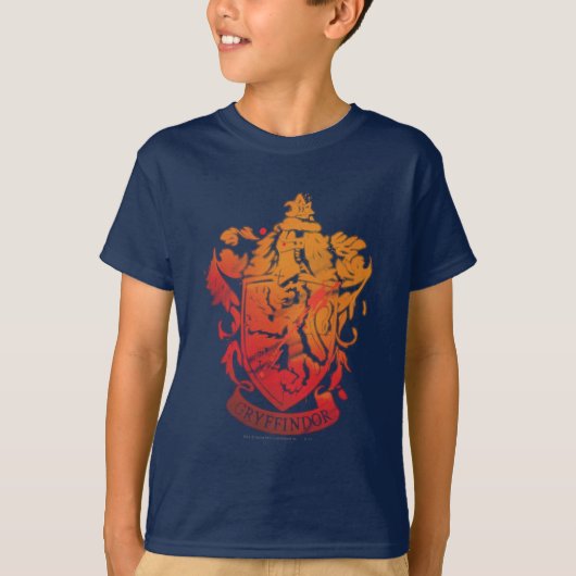 ハリー・ポッター | グリフィンドール Crest - 血の飛沫 Tシャツ (正面)