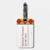 ハリー・ポッター |グリフィンドールQUIDDITCH™クレスト ラゲッジタグ (裏面縦)