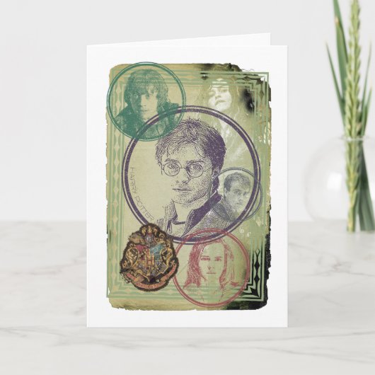 ハリー・ポッター コラージュ 9 カード (正面)