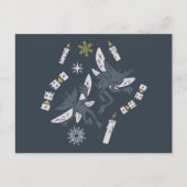 ハリー・ポッター™ コーニッシュ・ピクシー & クリスマス・クラッカー シーズンポストカード (正面)