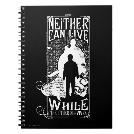 ハリー・ポッター・スペル |どちらも生きられない ノートブック (正面)