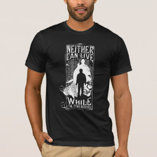 ハリー・ポッター・スペル |どちらも生きられない Tシャツ