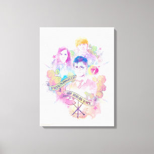 ハリー・ポッター・スペル  ハリー、ハーマイオニー、ロン・ウォーター キャンバスプリント