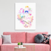 ハリー・ポッター・スペル |ハリー、ハーマイオニー、ロン・ウォーター キャンバスプリント (インサイチュ (リビング))