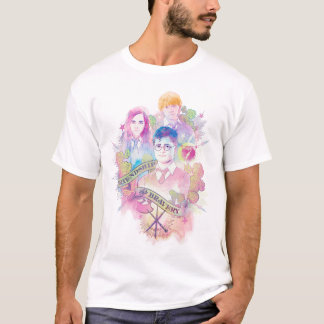 ハリー・ポッター・スペル |ハリー、ハーマイオニー、ロン・ウォーター Tシャツ