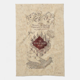 ハリー・ポッター・スペル マラウダーの地図 キッチンタオル
