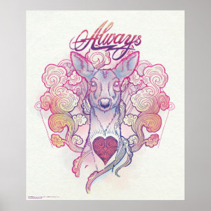 ハリー・ポッター・スペル   "常に" Doe Patrous ポスター