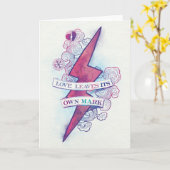 ハリー・ポッター・スペル |愛葉のマーク カード (黄色い花)