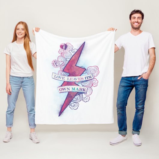 ハリー・ポッター・スペル |愛葉のマーク フリースブランケット (インサイチュ)