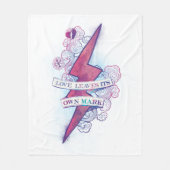 ハリー・ポッター・スペル |愛葉のマーク フリースブランケット (正面)