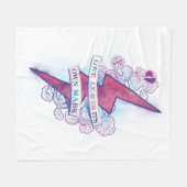 ハリー・ポッター・スペル |愛葉のマーク フリースブランケット (正面(横))