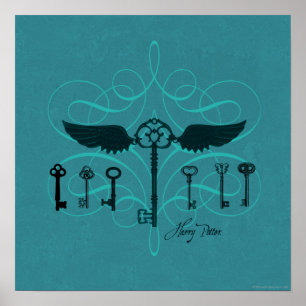 ハリー・ポッター・スペル  飛んでいる鍵 ポスター