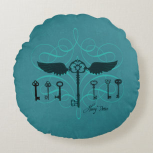 ハリー・ポッター・スペル  飛んでいる鍵 ラウンドクッション