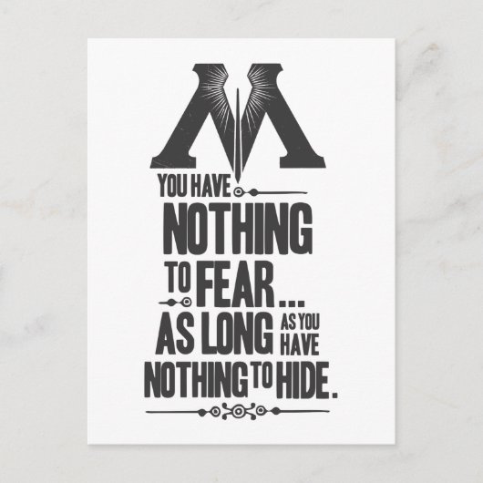 ハリー・ポッター・スペル |魔法省プロパガンダ ポストカード (正面)