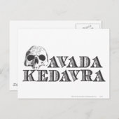 ハリー・ポッター・スペル | Avada Kedavra ポストカード (正面/裏面)