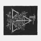 ハリー・ポッター・スペル | DEATHLY HALLOWSグラフィック フリースブランケット (正面(横))