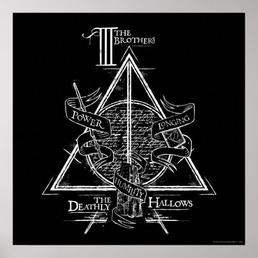 ハリー・ポッター・スペル | DEATHLY HALLOWSグラフィック ポスター (正面)