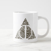 ハリー・ポッター・スペル | DEATHLY HALLOWSタイポグラフィ ジャンボコーヒーマグカップ (右)