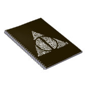 ハリー・ポッター・スペル | DEATHLY HALLOWSタイポグラフィ ノートブック (右側)