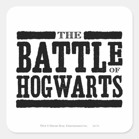 ハリー・ポッター・スペル | The Battle of Hogwarts スクエアシール (正面)