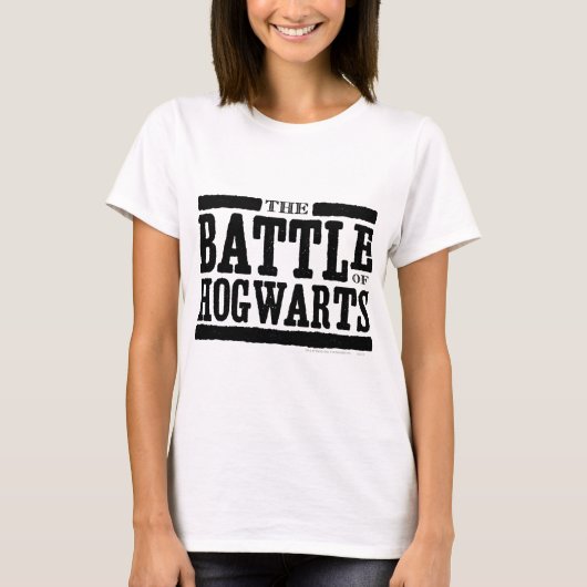 ハリー・ポッター・スペル | The Battle of Hogwarts Tシャツ (正面)