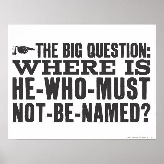 ハリー・ポッター・スペル | Voldermortはどこ？ ポスター (正面)