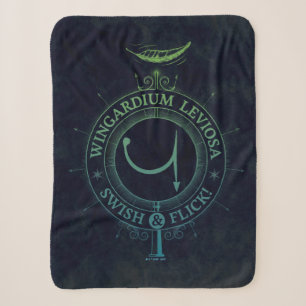 ハリー・ポッター・スペル Wingardium Leviosa Graphic シェルパブランケット