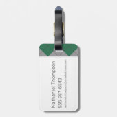 ハリー・ポッター |スリザインハウスプライドクレスト ラゲッジタグ (裏面縦)