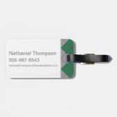 ハリー・ポッター |スリザインハウスプライドクレスト ラゲッジタグ (裏面横)