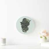 ハリー・ポッター |スリザリンの紋章 ラウンド壁時計 (ホーム)