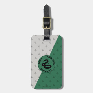 ハリー・ポッター   スリザリン™ ハウスの特徴 グラフィック ラゲッジタグ