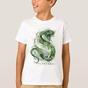 ハリー・ポッター   スリザリン™ ヘビ ウォーターカラー Tシャツ