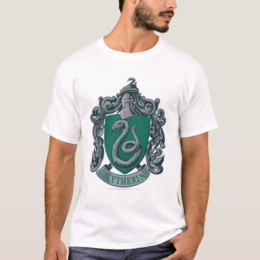 ハリー・ポッター | スリザリン crest 緑 tシャツ (正面)