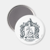 ハリー・ポッター |スリザーリンクレスト – 白黒 マグネット (正面/裏面)
