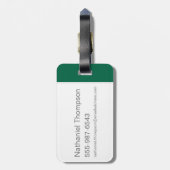 ハリー・ポッター |スレイザリンスネークアイコン ラゲッジタグ (裏面縦)