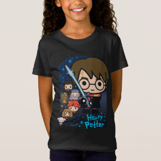 ハリー・ポッター チャンバーの秘密 カートゥーングラフィック Tシャツ