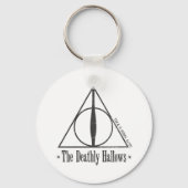 ハリー・ポッター デスの黄色の紋章 キーホルダー (裏面)