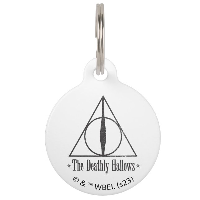 ハリー・ポッター デスの黄色の紋章 ペット　ネームタグ (正面)