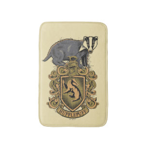 ハリー・ポッター  ハフルプフ（狸付き） バスマット